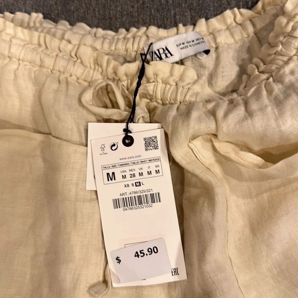 Zara linen shorts - Picture 3 of 6